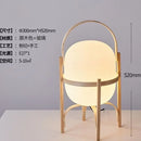 Axyaa Chinese Style Solid Wood Floor Lamp - Creative Lighting Fixture