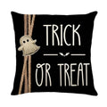 Axyaa Halloween Pumpkin Print Pillow Cover 45x45 - Festive Home Decor & Holiday Gift