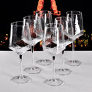 Axyaa Transparent Hammer Pattern Red Wine Glass Cup Large Capacity Glass Cup for Events