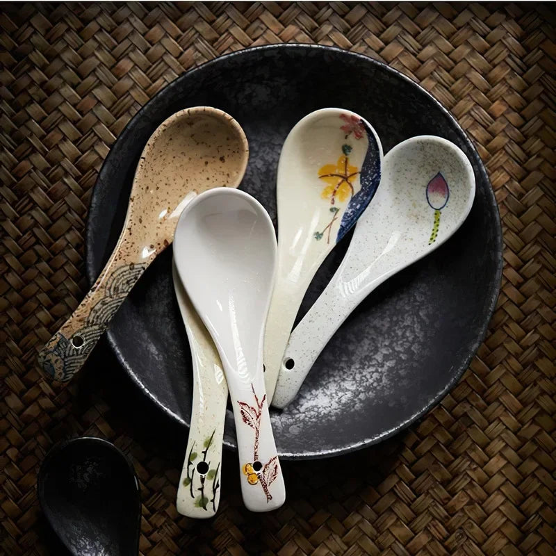 Axya Bone Spoon Ladle Dinnerware Set