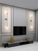 Axyaa Modern Gold Metal Wall Light for Bedroom and Living Room Decoration