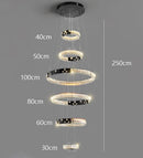 Axyaa Exquisite Hall Staircase Chandelier - Indoor Ceiling Lighting Fixtures - Elegant Indoor Lights