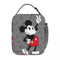 Axyaa Mickey Mouse Lunch Bag: Insulated, Portable, Ideal for Boys, Kids, School, Picnic
