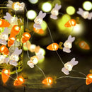 Axyaa LED Carrot Fairy Lights for Easter Home Decoration