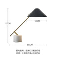 Axyaa Marble Base Table Lamp LED E27 Black/White Minimalist Desk Light