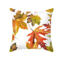 Maple Pumpkin Autumn Pillowcase Sofa Seat Cushion Cover by Axyaa