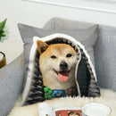 Axyaa Shiba Inu Pillow Cover for Decorative Home and Car Cushions