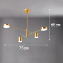 Axyaa LED Pendant Chandeliers for Modern Living & Dining Room Lighting