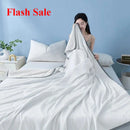 Axyaa Cool Silk Summer Quilt | Single Double Air Conditioner Thin Quilt