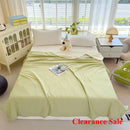 Axyaa Silk Summer Cool Quilt - Machine Washable & Thin Cover Quilt
