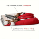 Axyaa Cute Puppy Dog Bedding Set - Duvet Cover + 2 Pillowcase