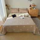Axyaa Cotton Jacquard Summer Quilt Blanket Set