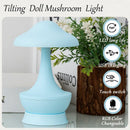 Axyaa Mushroom RGB LED Table Lamp Dimming Night Light
