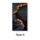 Axyaa Mountain Porcelain LED Wall Lamp for Home Decor