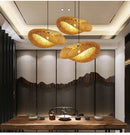 Axyaa Bamboo Handicrafts Pendant Light, Oval Design, Farmhouse Style