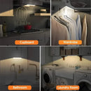 Axyaa Motion Sensor Dimmable LED Cabinet Light for Stairs, Closet, Room