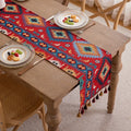 Axyaa Jacquard Table Runner: Nordic Home Decor for Living Room, TV Cabinet, Coffee Table.