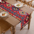 Axyaa Jacquard Table Runner: Nordic Home Decor for Living Room, TV Cabinet, Coffee Table.