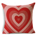 Axyaa Pink Heart Pattern Cushion Cover - 40cm/45cm & 50cm Sizes