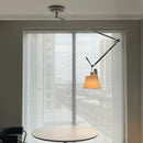 Axyaa Warm Fabric Ceiling Lamp LED Chandelier for Study, Dining, Bedroom