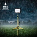Axyaa 100W LED Flood Light with Adjustable Tripod Stand, Indoor Outdoor IP66