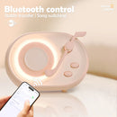 Axyaa Retro Bluetooth Speaker: Portable Night Light & Music Player