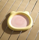 Ceramic Heart Dessert Plate Set by Axyaa - Cute Breakfast Tableware Home Inventory
