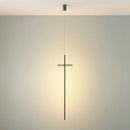 Axyaa Nordic LED Long Chandelier for Artistic Living Room Lighting