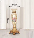 Axyaa Retro Resin Candle Holder for Nostalgic Decoration and Candlelight Dinners