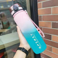 Axyaa 1000ml One-Touch Water Bottle, Leakproof & Spill-Proof, Ideal for Outdoor, Gym, Travel