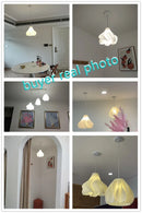 Axyaa Modern 3D Printed Chandelier - Creative Ceiling Pendant Light for Dining, Bedroom & Living Room Decor