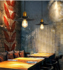Axyaa Metal Pendant Light Industrial E27 Nordic Style for Kitchen Bar Dining Room