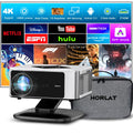 Axyaa 40000Lumens Android 3D Full HD Projector Auto Focus Home Theater 5G WiFi