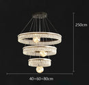 Axyaa Luxury LED Pendant Chandelier for Living & Dining Room Decor