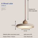 Axyaa Nordic Stone LED Pendant Lamp for Modern Living Room & Bedroom Decor