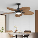 Axyaa Modern Ceiling Fan Light Remote Control Quiet Indoor Hanging Fixture