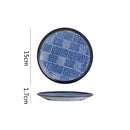 Axyaa Retro Ceramic Steak & Sushi Plate for Molecular Cuisine Tableware