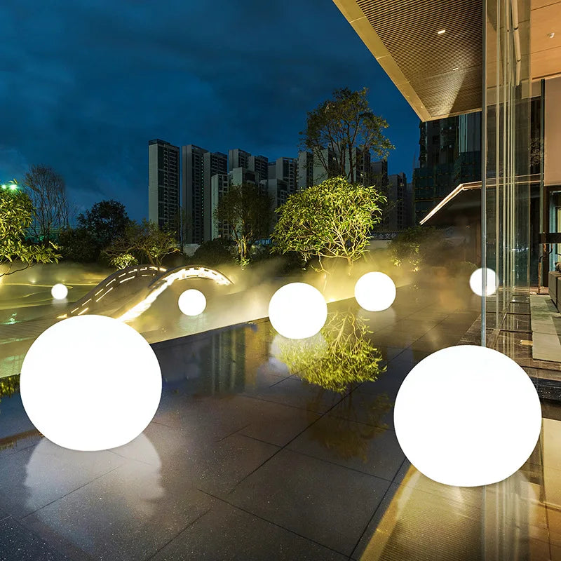 Axyaa RGB Led Water Float Ball with Remote Control - Outdoor Pool Decoration