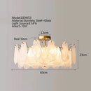 Axyaa French Style Minimalist Chandelier Full-Spectrum Lamp for Bedroom, Living Room, Dining Room