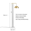Axyaa Nordic Modern Floor Lamp for Living Room Bedroom LED Light