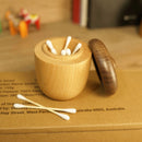 Axyaa Wooden Acorn Toothpick Barrel Hazelnut Cotton Swab Box Nordic Nut Toothpick Holder