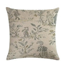 Axyaa Pine Flower Linen Pillow Cover - 45x45cm