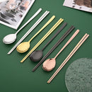 Axyaa 8-Piece Stainless Steel Flatware Set with Mirror Finish