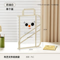 Axyaa Foldable Book Storage Bag: Large Capacity, Transparent, Waterproof Organizer