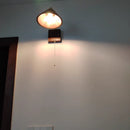 Axyaa Walnut Wood LED Wall Sconce Pull Chain Rotate Vanity Light