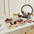 Axyaa Transparent Drawer Storage Box: Kitchen Tableware Cosmetics Organizer