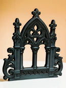 Axyaa Gothic Castle Wood Bookend - Elegant Home & Library Decor for Halloween