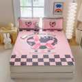 Axyaa Cool Silk Three-Piece Digital Print Latex Mat Set
