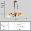Axyaa French Angel Copper Hanging Lamp for Dining Bar Bedroom Living Room