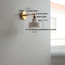 Axyaa Modern Glass Wall Lamp with Pull Chain Switch for Living Room